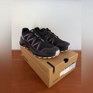 Salomon Women's Speedcross Peak Trail Running Shoes - Black/Nightshade - 10